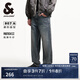 杰克·瓊斯（JACK&JONES）時(shí)尚百搭潮酷出街百搭休閑廓形水洗長(zhǎng)褲牛仔褲下裝男裝225232096 A13深牛仔藍(lán) 常規(guī) 32 175 W32/L32
