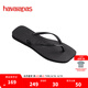 havaianas哈唯納Square方頭女士海邊沙灘人字拖時(shí)尚外穿海灘拖鞋 0090-火耀黑 37 37/38巴西碼