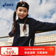 asics亞瑟士童裝長(zhǎng)袖圓領(lǐng)厚搖粒絨開(kāi)衫保暖衛(wèi)衣秋冬新款 藏青色50 160