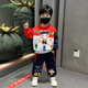 迷野仙蹤哪吒兒童衣服男童套裝2025新款秋季帥氣時(shí)髦寶寶小男孩春秋裝衛(wèi)衣 紅色 120