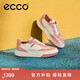 愛步（ECCO）平底鞋女 倪妮同款牛皮板鞋系帶休閑運(yùn)動(dòng)鞋 街頭272803 白色/玫紅色/裸粉色27280361197 37