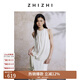 致知ZHIIZHI 風(fēng)中柳 掛脖背心女2025夏季新款約會(huì)度假休閑百搭 云米白 S