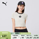 彪馬（PUMA）【HELLO KITTY聯(lián)名】Babytee短款短袖女子辣妹上衣631613 雪白色-87 L (165/88A)