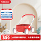 TAKBEBE 塔克貝貝嬰兒學步手推車多功能學步車防側(cè)翻可調(diào)速寶寶助步車周歲送禮紅色