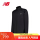 NEW BALANCE外套男款潮流休閑運(yùn)動(dòng)跑步立領(lǐng)夾克MJ41178 BK L