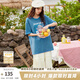 兩三事直筒褶皺半身裙女秋季新品薄款黑色顯瘦a字百褶長裙 開心自轉(zhuǎn)體 米白色-薄款 S