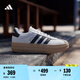 adidas「T頭鞋」VL COURT BOLD厚底增高板鞋德訓(xùn)鞋阿迪達(dá)斯輕運(yùn)動(dòng)   白/黑色   36.5