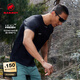 猛犸象（MAMMUT）【張若昀同款】Aenergy 男士運動神隊友吸濕排汗蟬翼速干T恤短袖 黑色 L