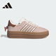 阿迪達斯 （adidas）三葉草女鞋 迪士尼瑪麗貓聯(lián)名款經(jīng)典厚底運動板鞋「T頭鞋」 JR4244/淺粉/漢玉白/柔和棕 36