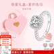 MoLi18k金公主方包人工培育鉆石求婚戒指1克拉鉑金鉆戒生日禮物送女友 PT950鉑金培育鉆DVVS上海IGI證書(shū) 1.5克拉