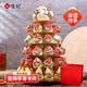 悅味紀(jì) 壽比南山膠東花餑餑禮盒（6層）6.04kg 47件套 壽桃花饃源頭直發(fā)