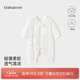 babylove嬰兒連體衣夏款新生兒衣服系帶和尚服純棉寶寶哈衣爬服空調(diào)服夏裝