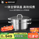 WMFWMF蒸鍋不銹鋼燉鍋家用蒸煮兩用鍋 Iconic系列蒸鍋 2層 28cm