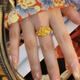 福來島黃金戒指女時尚古法金首飾足金婚戒手飾滿庭芳培育鉆戒指 工費：1167元 9.04克-13號
