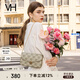 VANESSA HOGAN VH女包山茶花信封包2025夏季新款老花鏈條包單肩斜挎包七夕禮物