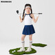 moonkids童裝女童速干裙子套裝2025夏季新款兒童運動網(wǎng)球背心涼感訓練套裝 19136白色吊帶+6118藏青色短裙 110 /120 【推薦身高105-125cm】