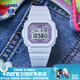 卡西歐（CASIO）【七夕禮物】手表女BABY-G獨(dú)角獸可愛甜酷小方塊兒童運(yùn)動(dòng)電子腕表 BGD-565SC-2PR甜美淺藍(lán)