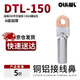 ?OLKWL（瓦力）銅鋁鼻子A級加厚銅鋁過渡連接端子150平方電纜鋁線線鼻子接線耳 DTL-150（5只）