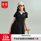 安德瑪（Under Armour）兒童裙子連衣裙女童夏季休閑百搭連衣裙女童夏季連衣裙252227542 黑色 160