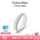 CALVIN KLEIN 【官方正品】CK官方正品滿天星男女情侶戒指簡水晶對戒七夕禮物 滿天星銀色 C(54)