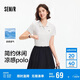 森馬（Semir）POLO衫女涼感抗菌修身襯衫2025夏刺繡休閑通勤套頭衫109325115001