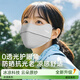 超亞防曬口罩女夏季開車戶外騎行輕薄涼感遮陽防曬防紫外線云霧灰1只