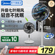 美的（Midea）電風(fēng)扇風(fēng)扇落地扇七葉大風(fēng)量節(jié)能搖頭電扇家用風(fēng)扇柔風(fēng)輕音臥室立式桌面臺(tái)扇遙控定時(shí) 【升級(jí)9H定時(shí)+觸控】遙控輕音颶風(fēng)落地扇35BJD