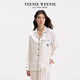 TEENIE WEENIE小熊涼感睡衣情侶春夏季 英倫白 【星朗小熊丨雪紡絲丨女】  S 