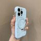 秒揚 ins風KT貓適用蘋果16promax手機殼iPhone15pro液態(tài)硅膠支架磁吸新款14pro簡約13情侶12軟防摔 遠峰藍【液態(tài)磁吸支架kt貓】 iPhone 16