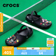 crocs卡駱馳檀健次同款經(jīng)典洞洞鞋男沙灘鞋戶外沙灘包頭拖鞋女鞋|10001 黑色-001 41 /42(260mm)
