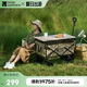 牧高笛（MOBIGARDEN）營地車 戶外露營大容量寬輪雙剎折疊推車星際 NX23689009 細(xì)沙黃