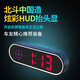 2025新款車(chē)載電子狗抬頭顯示測(cè)語(yǔ)音播報(bào)北斗HUD汽車(chē)預(yù)警儀 【高配版】抬頭顯示-語(yǔ)音+七彩燈