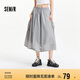 森馬（Semir）代露娃涼感防曬半身裙女顯瘦裙子2025夏季質(zhì)感工裝裙109325120004