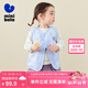 迷你巴拉冬季新款男女童可愛無領(lǐng)羽絨服寶寶保暖時(shí)尚羽絨馬甲 風(fēng)信紫70602 100