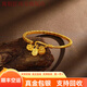 寓銀匠金包銀手鐲 吉言宮鈴開(kāi)口手工傳承手鐲時(shí)尚精美女款送媽媽送女友 吉言宮鈴手鐲 40g 包金1.5g