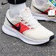 耐克（NIKE）男鞋 夏季網(wǎng)面透氣輕便運動休閑鞋緩震耐磨低幫跑步鞋 【Flywire飛線】網(wǎng)面透氣/白紅 【升級泡棉】 42 鞋內(nèi)長265mm