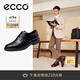愛步（ECCO）皮鞋男 布洛克雕花德比鞋男鞋英倫商務(wù)鞋牛皮皮鞋 都市倫敦525614 黑色52561411001 43 建議拍大一碼