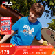 FILA【竹林多彩T】斐樂童裝兒童抗菌短袖T恤2025年夏季男女童上衣