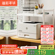 溢彩年華打印機(jī)架置物架辦公室神器面收納架放復(fù)印機(jī)儲(chǔ)物桌上小架子7231WH