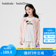 巴拉巴拉balaone童裝兒童毛衣女童2025秋季新款毛衫中大童荷葉邊 粉色調(diào)01315 120