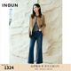 INSUN「巴恩風(fēng)」恩裳專選秋季老錢風(fēng)雙面可穿通勤風(fēng)菱格棉服 駝色 M