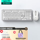 羅技（Logitech）K98M客制化機械鍵盤無線藍牙雙模AI熱插拔gasket M650無線藍牙靜音鼠標(biāo) 人體工學(xué)辦公鍵鼠男女通用 K98M+M650【白色辦公套裝】
