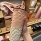 星巴克星巴克杯子日落夏日不銹鋼吸管杯漸變保溫保冷杯車載杯水杯禮物 日落夏日吸管杯
