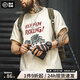 馬登工裝美式復(fù)古涂鴉字母印花短袖T恤男夏季混紡圓領(lǐng)重磅小眾Tee男款 淺杏色 【男士半袖/寬松t恤衫/高街/國(guó)內(nèi)潮牌】 2XL 【今日下單 順豐包郵】