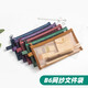 天色 復(fù)古色網(wǎng)紗文件袋 筆袋學(xué)生B6透明文具資料袋六一兒童節(jié)禮物票據(jù)整理收納袋 B6套裝-5色 TS-255