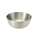 無印良品（MUJI）  不銹鋼 盆 餐具 家用揉面盆洗菜發(fā)面盆  和面盆 料理盆 銀色 L 直徑22*高9.1cm
