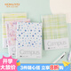 國譽(yù)(KOKUYO)A5筆記本子膠套本Campus水彩絮語封套本收納記事本 8mm點(diǎn)線 80頁 粉色 WSG-NBDDA580P