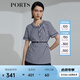 PORTS寶姿 新品女裝上衣SL8N001KCE010 丈青白條紋 L