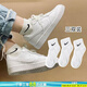 耐克（NIKE） 男女襪子 25新款時(shí)尚運(yùn)動(dòng)訓(xùn)練襪子舒適休閑襪子中筒襪子 三雙裝 熱推/SX7677-100/三雙裝 M/24-26厘米/38-42碼