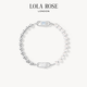 LOLA ROSE羅拉玫瑰Urban城市漫游系列新款銀色女士手鏈女節日禮物生日禮物 LR83014-中碼